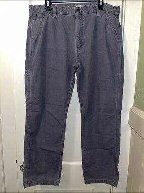 Carhartt Men's Straight Cargo Pants - Slate Gray